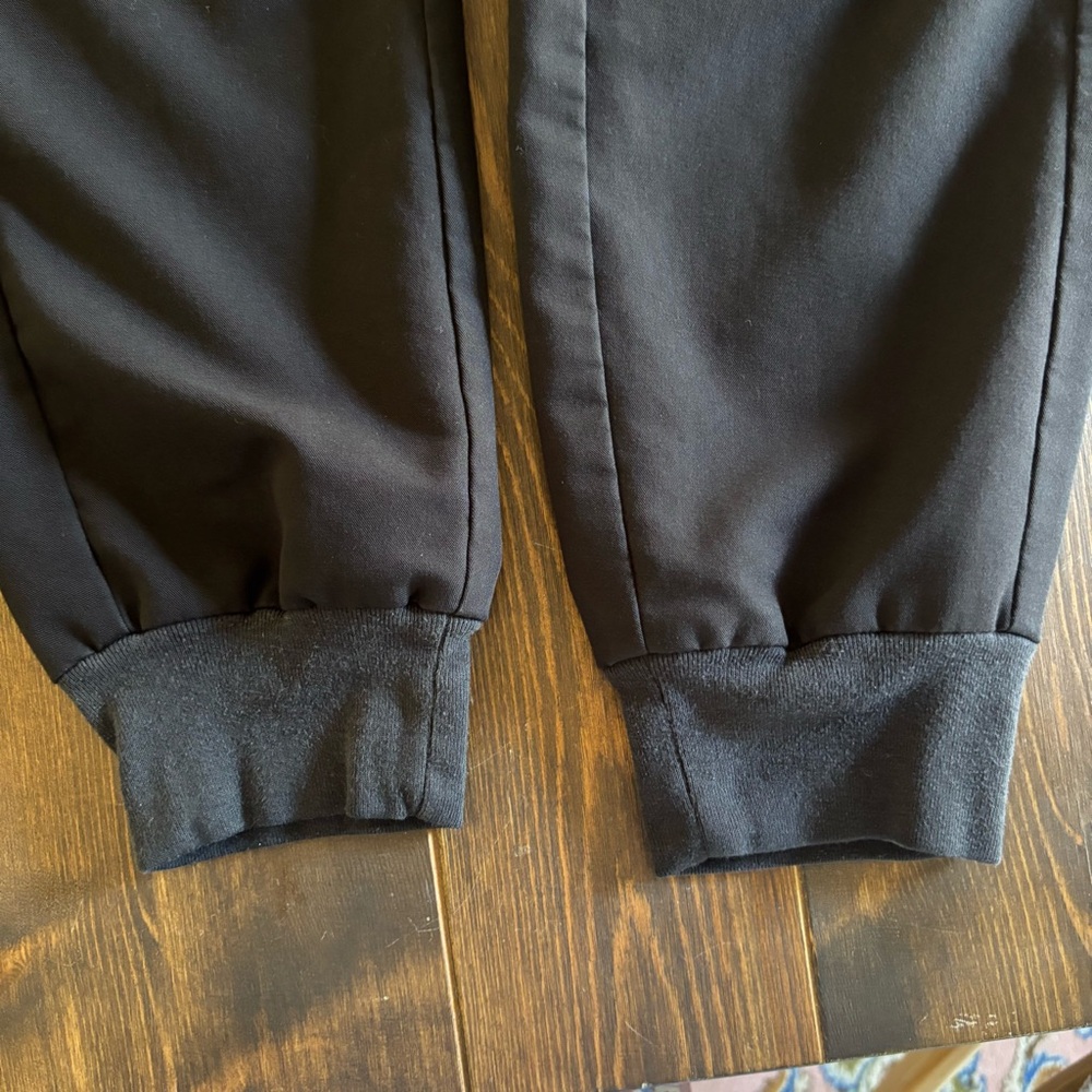 FIGS Zamora Jogger Scrub Pants Black Small Petite S/P Classic Fit 6-Pocket - Picture 5 of 12